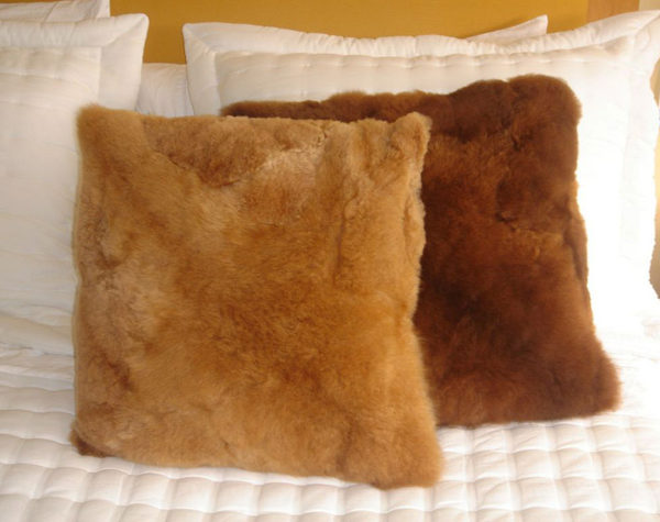 Square Fur Pillow