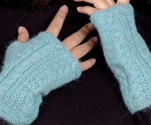 Hand Kintted Fingerless Gloves