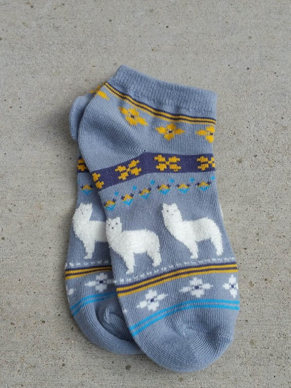 Fuzzy Fun Alpaca Cotton Socks