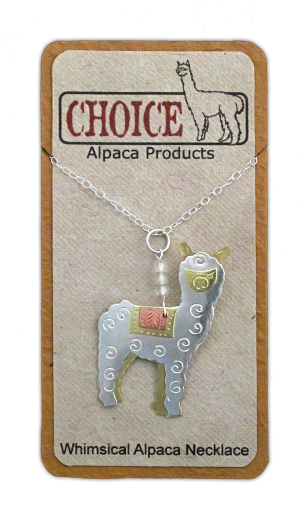 Whimsical Alpaca Necklace