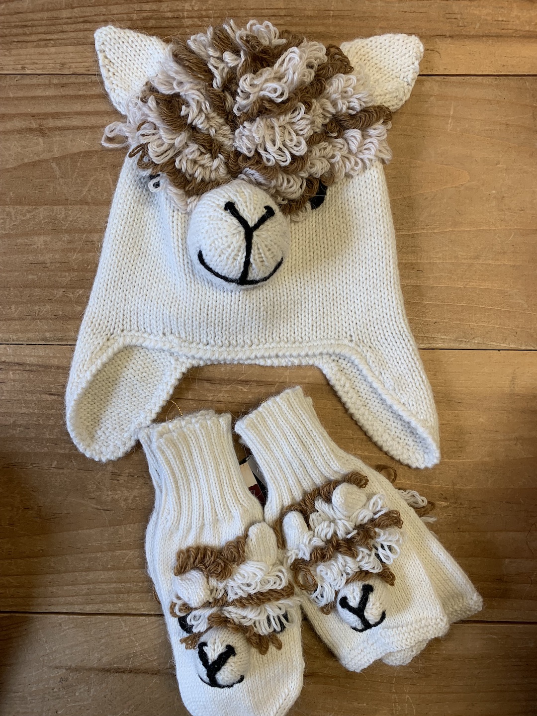 Alpaca Kids - Alpaca Hat and Mittens