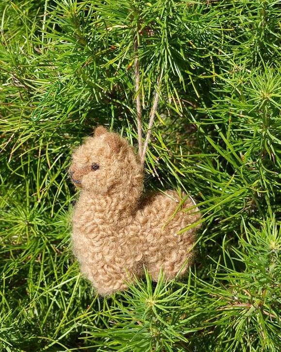 Hand Made Baby Alpaca Ornaments