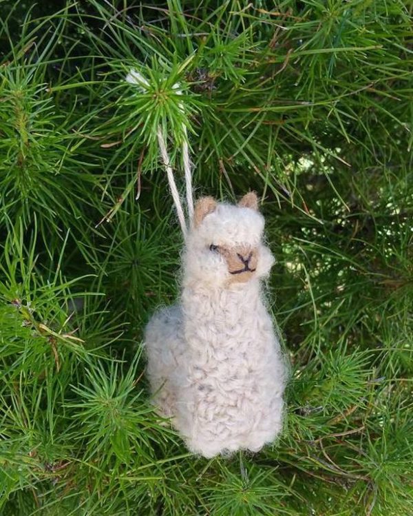 Hand Made Baby Alpaca Ornaments