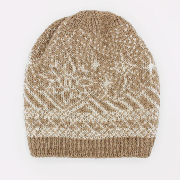 Alpaca Slouch Beanie - Mountain Eve - Image 5