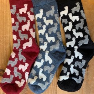 Alpaca Motif Casual Socks