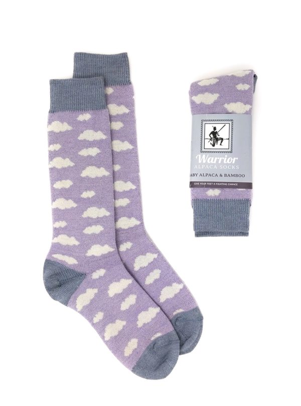 Cloudy Day Novelty Alpaca & Bamboo Socks