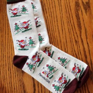 Elves Skiing Crew Socks