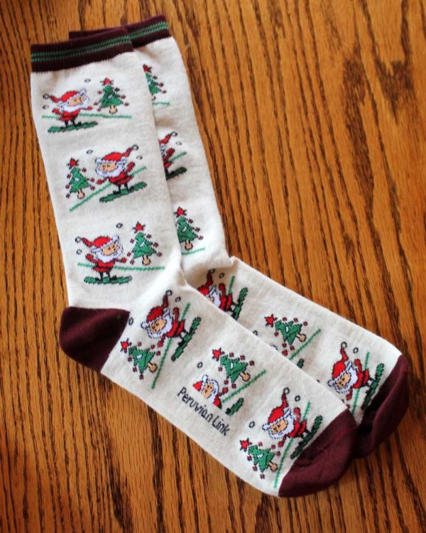 Elves Skiing Crew Socks