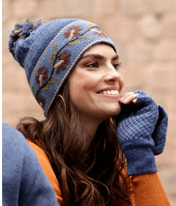 Amber Forest Hat  and Glittens Set