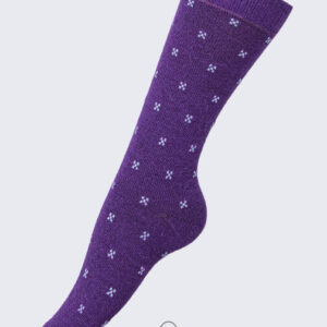 Premium Alpaca Dot  Dress  Crew Sock