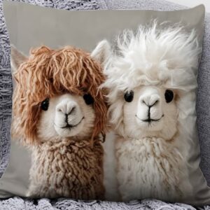 Alpaca Hairday Pillow